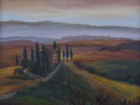 Paesaggi toscani - Trittico - 1 di 3  Olio su MDF - 30 x 40